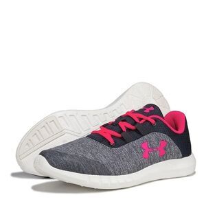 New! UNDER ARMOUR Girls Mojo Sneakers Athletic Shoes Gray Size 3.5 Youth NWOB